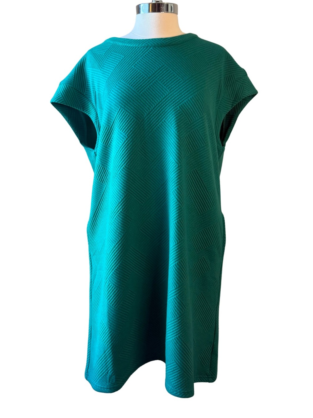 Kate & Mallory Emerald Green Knit Dress Size XL